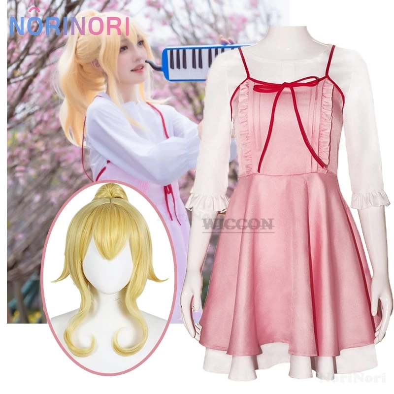 

Anime Your Lie In April Cosplay Miyazono Kaori Cos Sweet Lovely Princess Dress Student Campus Costume Cosplay Wig For Women Wig