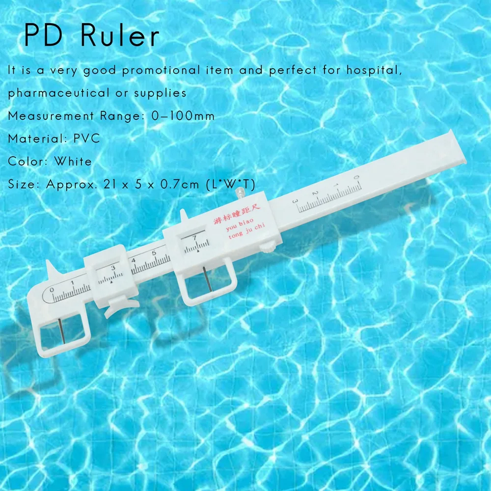 T61C_New Optical Vernier PD Ruler Pupil Distance Meter Eye Ophthalmic Tool