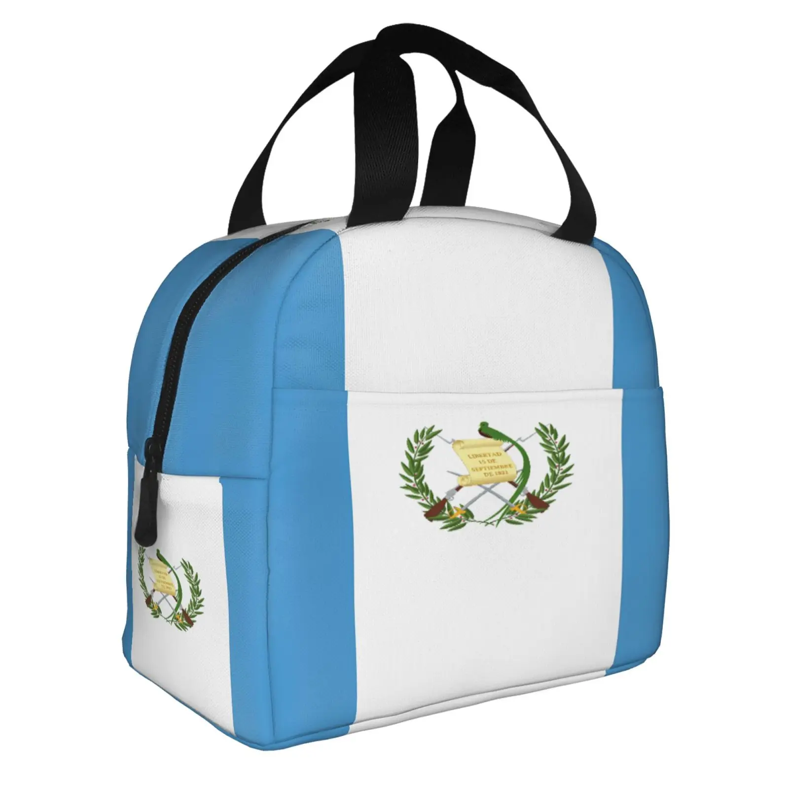 Guatemala Flag Pattern Insulated Lunch Bag The Nightmare Before Christmas Portable Thermal Cooler Lunch Box Container Tote Bags