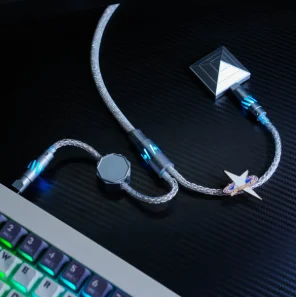 huahuo E-sports 2in1 8K ゲーミングケーブル Sdae67356835c4a448892082da1d4a