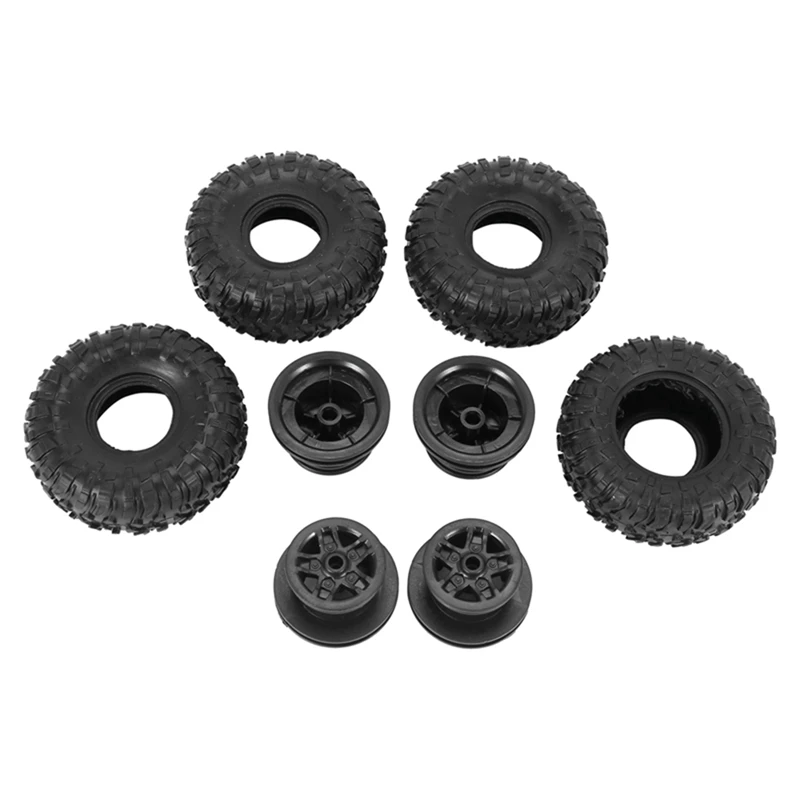 8Pcs RC Car Tires Tyre Wheel Upgrades Accessories For MN D90 D91 D96 D99 MN90 MN99S 1/12 RC Car Spare Parts