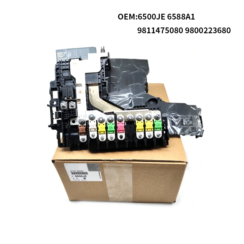 

Блок предохранителей для Peugeot 508, Citroen C4L, C4, гостиная, DS4, 4S 5LS, 6, блок защиты, аккумулятор manager 6500JE 6588A1 9811475080