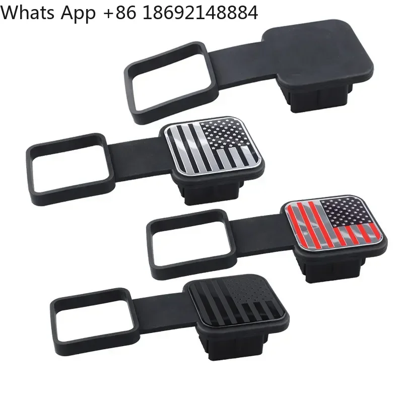 Trailer Hook Cover for  Auto Parts Modified Cars Plug Trailer Square Mouth Traction Dust Plug Protective Cover