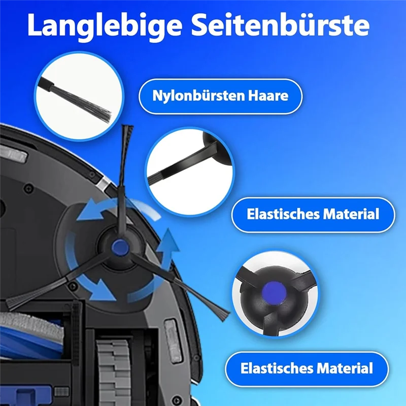 TCF-Kit di accessori di ricambio per aspirapolvere robot Ecovacs Deebot T30 Pro Omni/T30 Omni