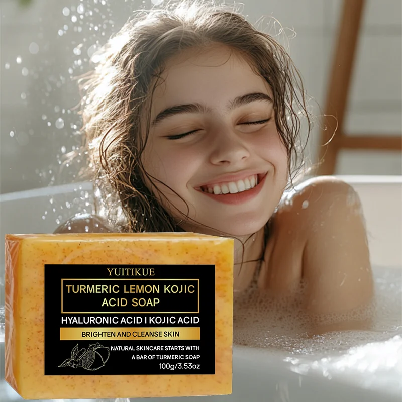 YUITIKUE Turmeric Lemon Kojic - đánh giá và giá Kojic Acid Soap