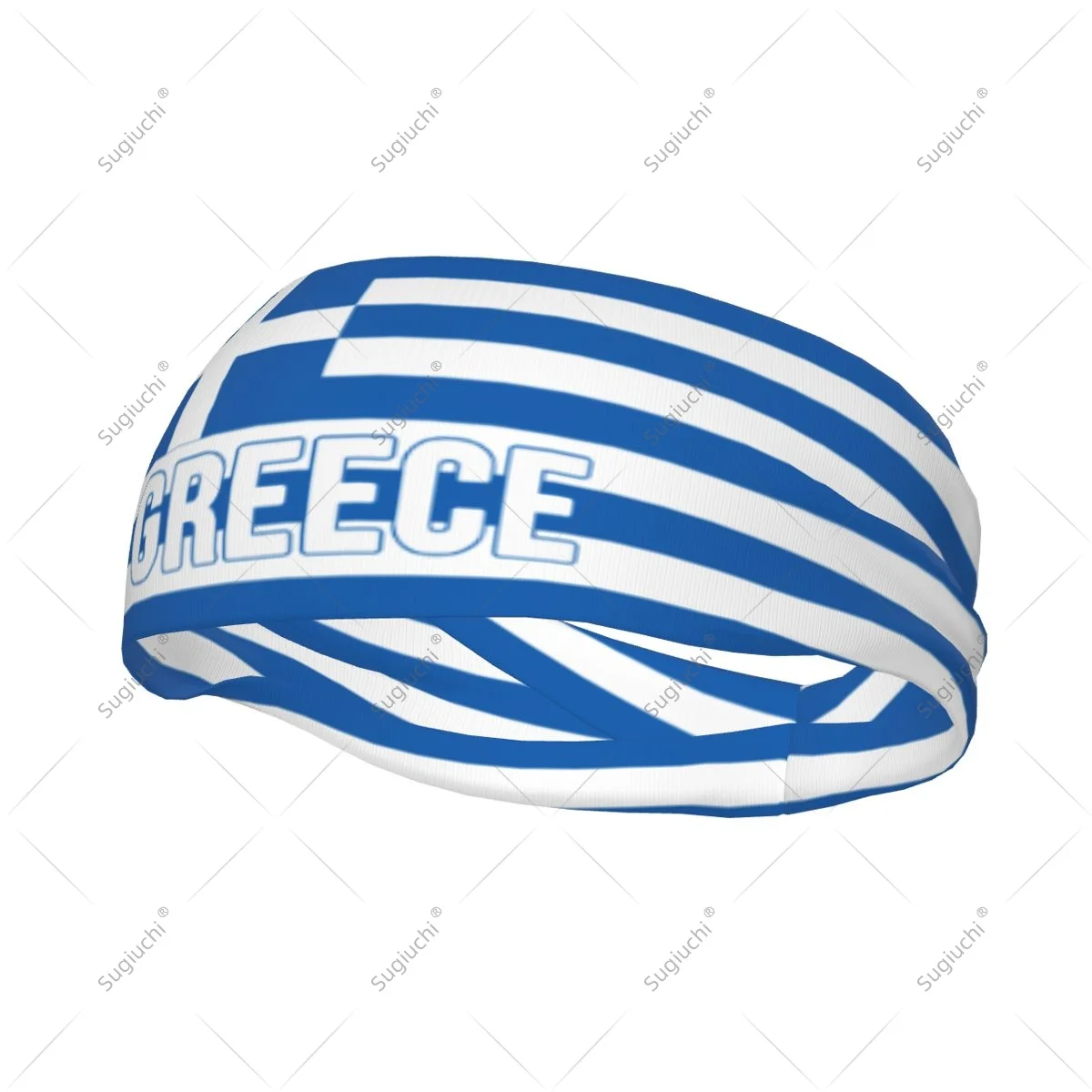 

Эластичные широкие повязки на голову с флагом Греции для мужчин и женщин, для йоги, фитнеса, тенниса, бега, занятий в спортзале