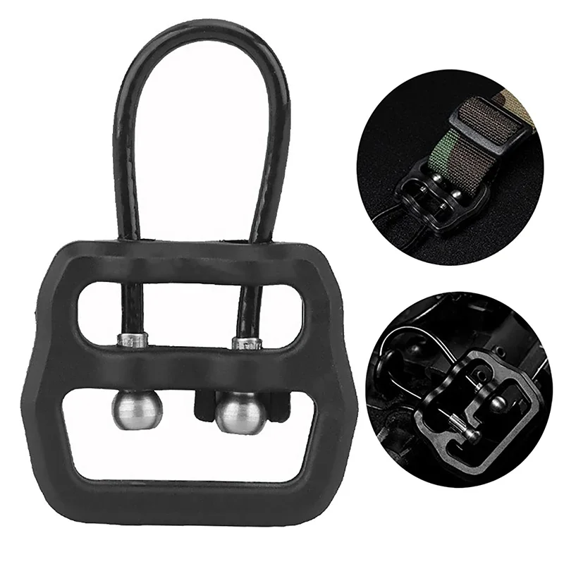 BFG Style Steel Wire Quick Release Buckle Single And Double Point Sling Strap Replacement Buckle hunting gun accessories