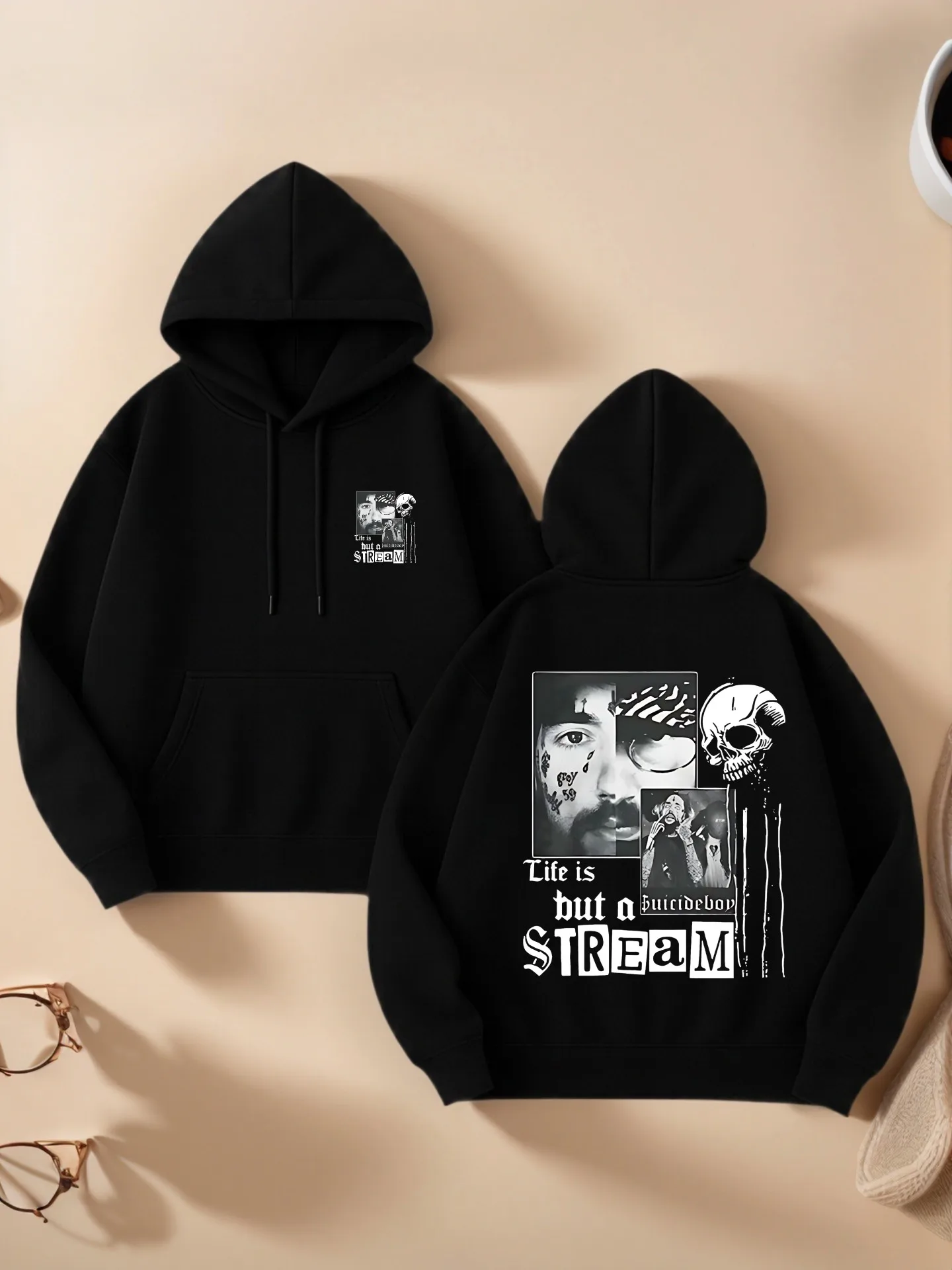 

Женская толстовка с графическим рисунком, винтажный графический принт, эстетика уличной одежды, мягкая ткань, повседневная повседневная одежда, для молодых мужчин