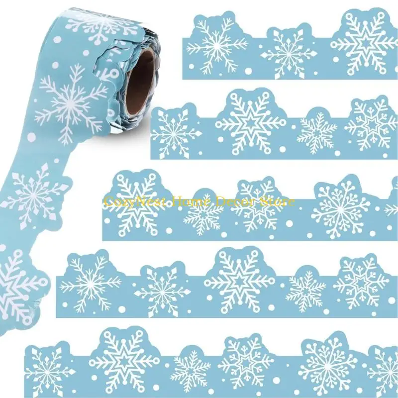 92MF 3 inch Christmas border roll for display boards and entry frames