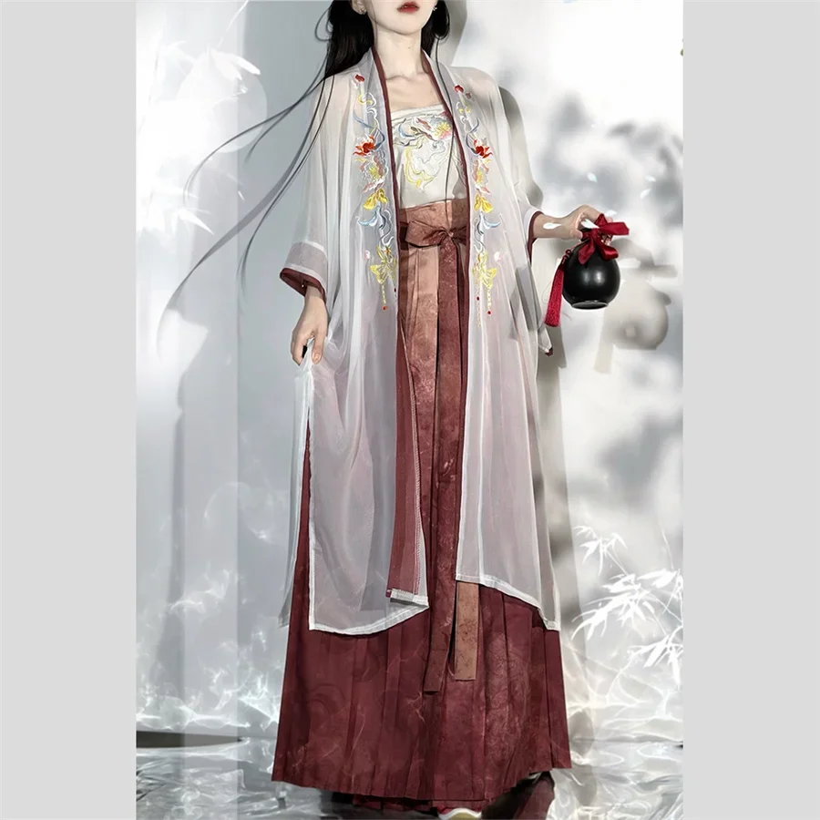 Original Hanfu Women's Clothing New r Ancient Costume Annual Meeting Dance Performance Costume Female Sweet  Hanfu