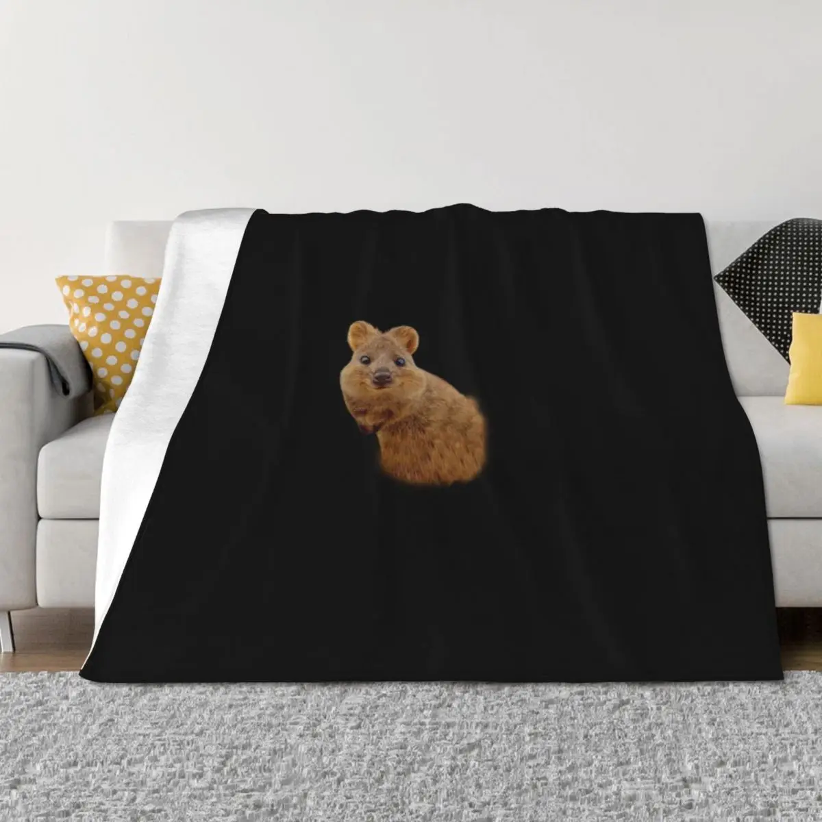 

quokka Throw Blanket Thermals For Travel Weighted christmas gifts Bed Fashionable Blankets