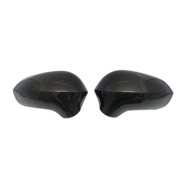 Pair Replacement Rearview Side Mirror Covers Cap For Seat Leon MK2 1P Ibiza MK4 6J Exeo 3R 2008-2017 Car Accessories Black/White