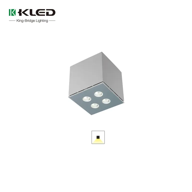 LED Recessed Downlight No Main Light Full Spectrum Eye Protection Anti-Glare Smart Wall Light Waterproof Aluminum Alloy