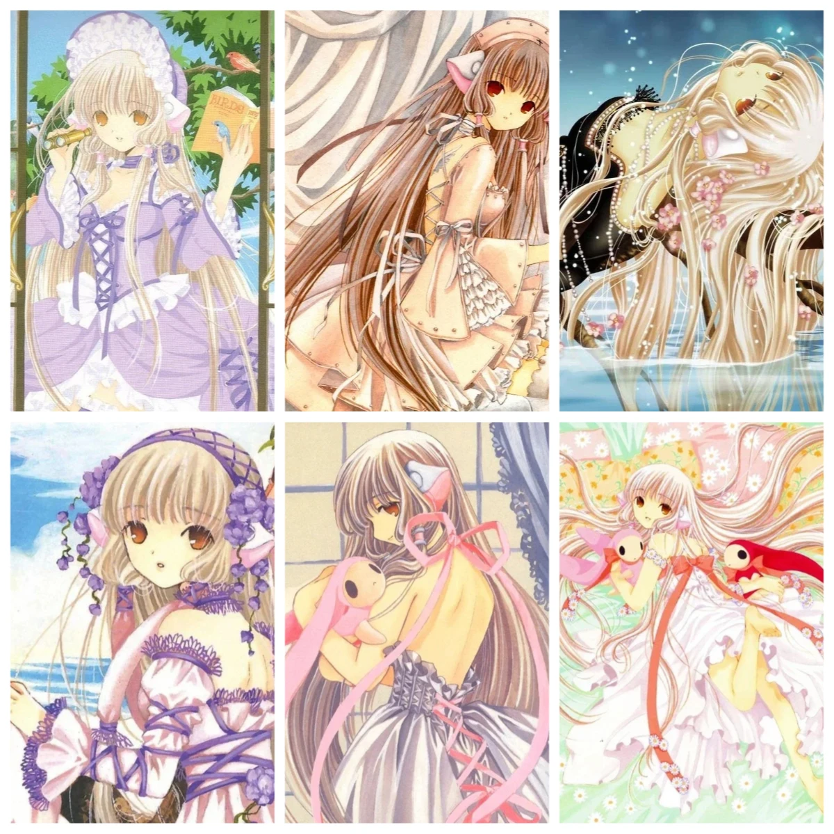 Porträt-Malen nach Zahlen, Cartoon-Chobits, DIY, handgemaltes Zahlen-Gemälde, Blume, Zuhause, Wohnzimmer, Kunsthandwerk