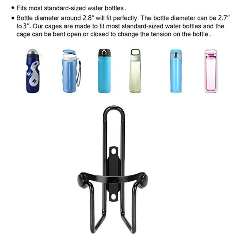 Bike Accessories Aluminum Alloy Bicycle Cycling Drink Water Bottle Rack Holder Cages Bike Bottle Cup Mount Bracket