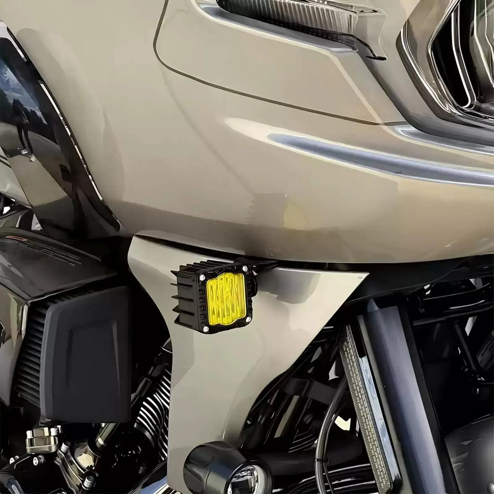 Front Turn Indicators with Brackets Black Motorcycle Turn Lamp Lights