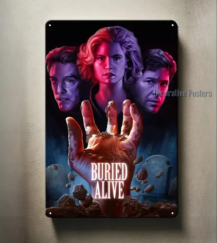 Affiche métallique du film Buried Alive - Panneau de collection - Taille : ()