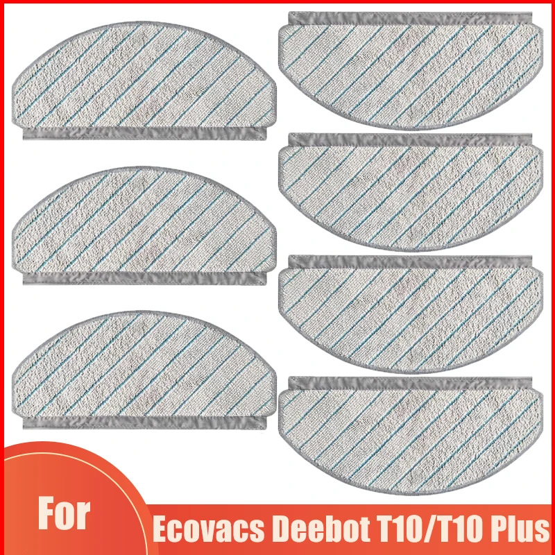 Насадки для швабры Ecovacs Deebot T10/T10 Plus, аксессуары для робота-пылесоса, сменные тряпки для швабры