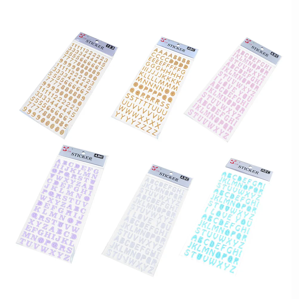 6 قطعة ملصقات الأبجدية الرغوية الملونة Diy بها بنفسك رسالة الحرفية ديكور لتعلم المشاريع المدرسية المنزلية ذاتية اللصق صديقة للبيئة #5