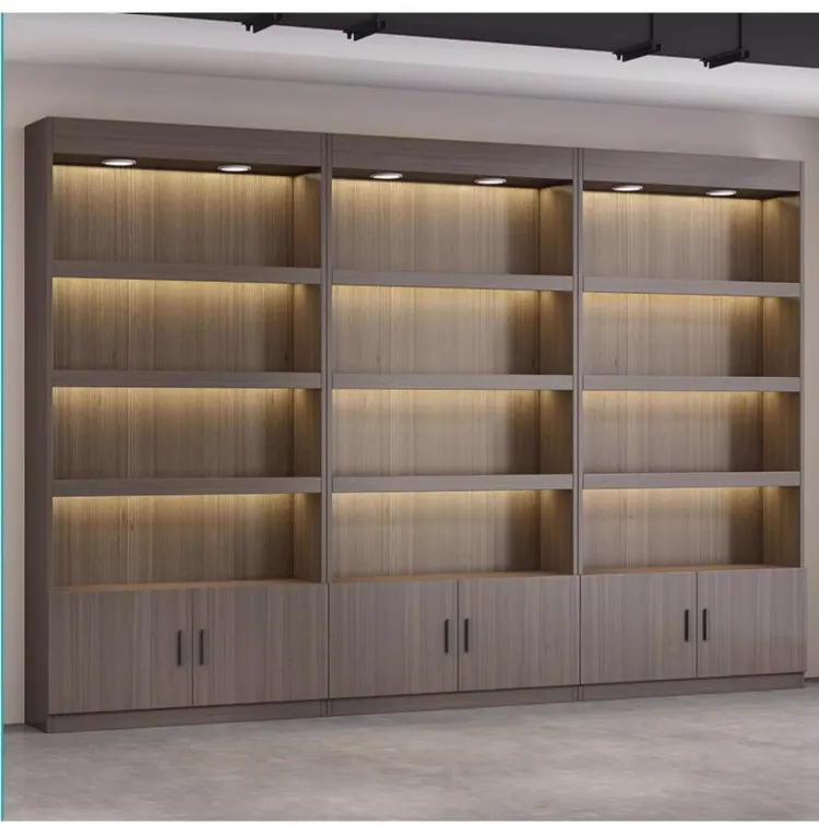 Shelf Display Cabinet Supermarket Convenience Store Tobacco and Alcohol Display Cabinet Jewelry Store Toy Store Floor Customized