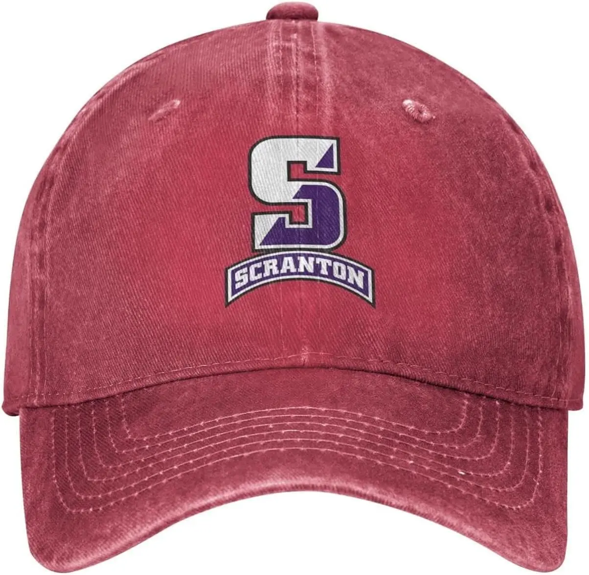 

University A of Scranton Logo Hat Adjustable Baseball Cap Cotton Cowboy Hat, Fashionable for Man Woman