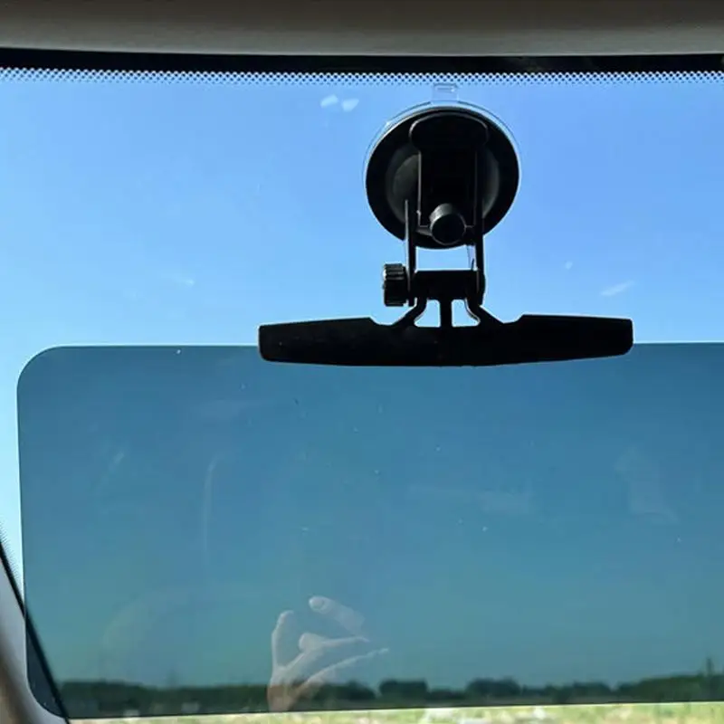 Auto Sun Visor Suction Cup Anti-Glare Sun Visor Black Multipurpose Sunvisors User Friendly Car Visor For Eye Protection Safe