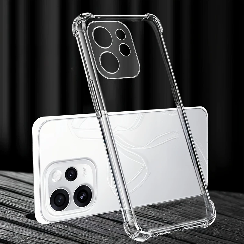 For OPPO Reno15ProMax Reno 15 Pro Max Reno15Pro Max 5G Transparent Phone Cases Case Soft Silicone Back Cover Clear Carcase Coque