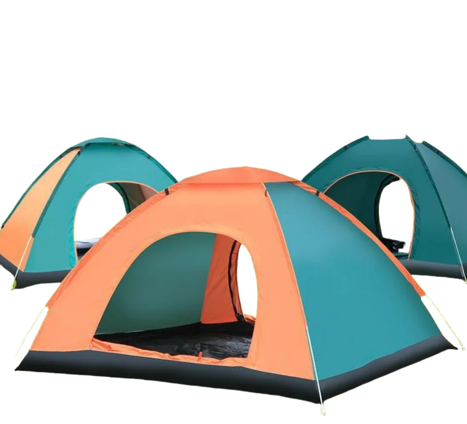 

Outdoor Automatic Camping Tent Folding Fast Automatic Opening Tent Easy Speed Opening Double 3 4/2 Person Tent Beach