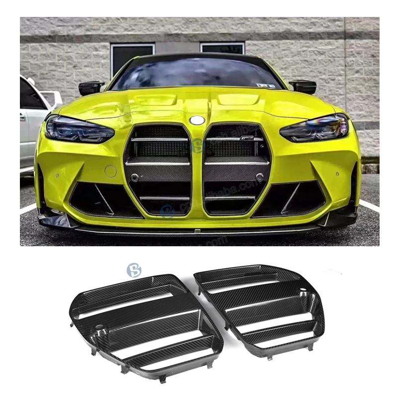 

Exterior Accessories Dry Carbon ST Style Front Grille For M3 G80 M4 G82 G83 Grill 2020+