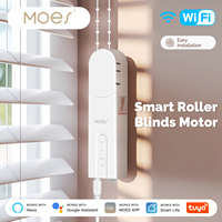 MOES Tuya WiFi Smart Shade Roller Blinds Motor Driver Electric Curtains Automation Pull Cord Chain String With Alexa Google Home