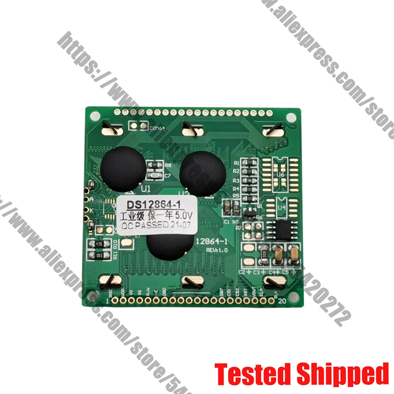 Новый 12864 128x64 точки графический ЖК-модуль Дисплей GLCD KS0108 контроллер