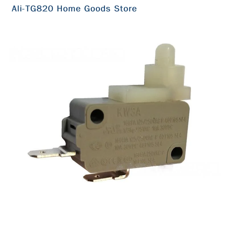 [TG820]KW3A Self-locking Micro Switch, 16A White Push Button Switch, Dedicated Button Switch For Washing Equipment