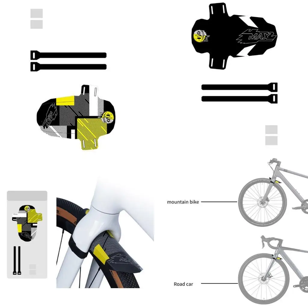 

R6FE Commuters Bike Mudguards Outdoor Cycling Mudguards Versatiles Bike Mudguards