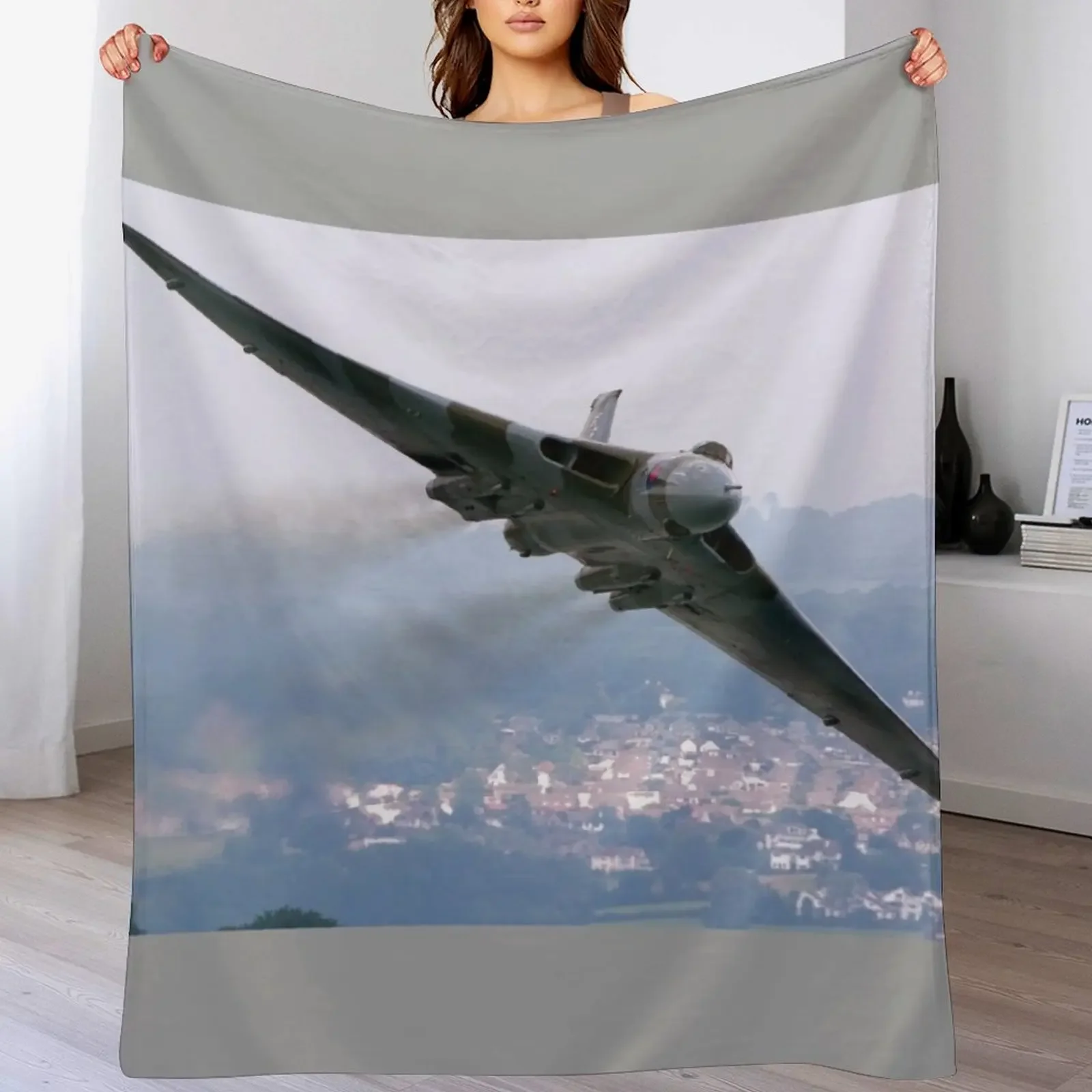 Avro Vulcan - Dawlish Air Show 2015 Throw Blanket warm winter Weighted Flannel Fabric Blankets