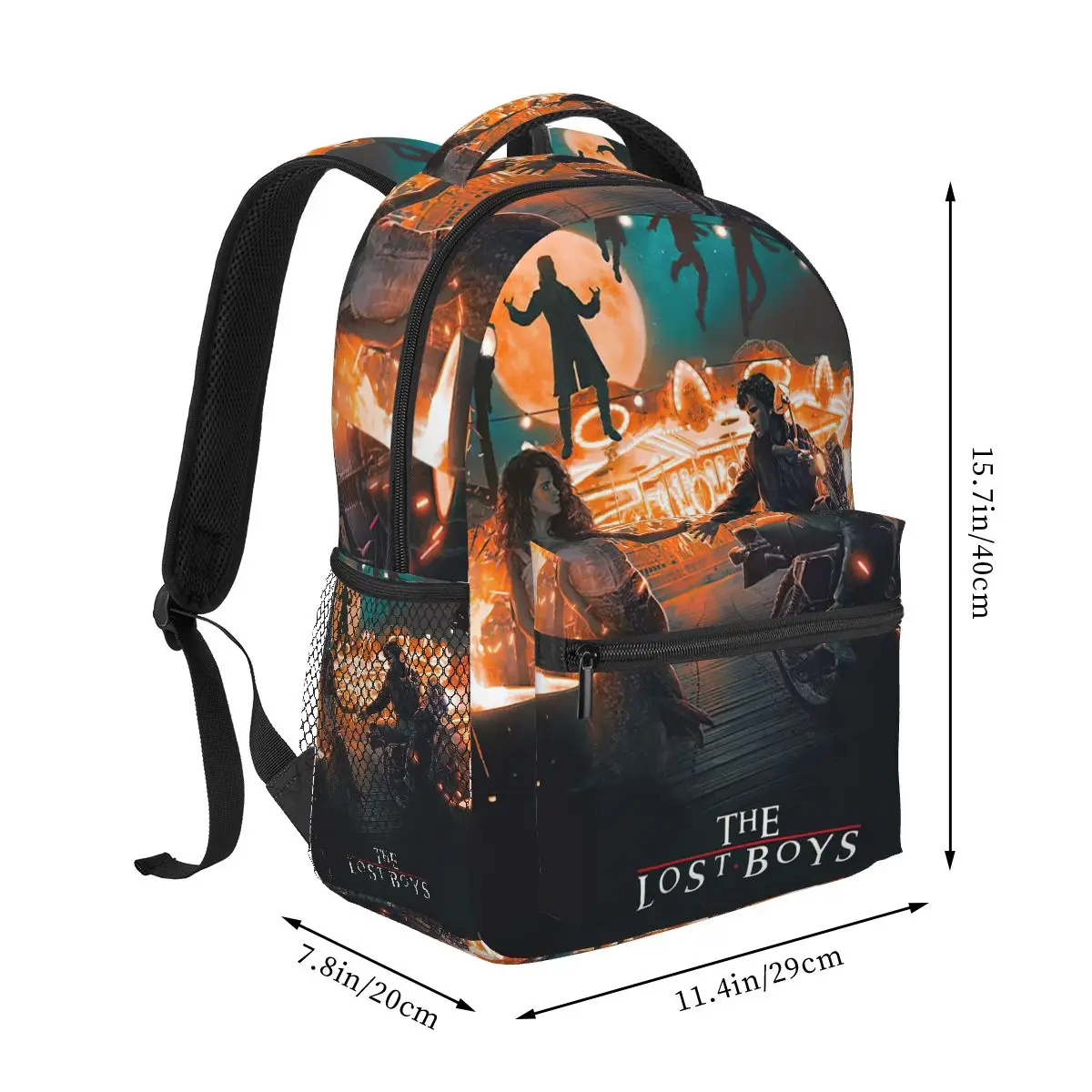 Vintage The Lost Boys Vampire Horror Movie Backpack Student Boys Girls BookBag School Bag Laptop Shoulder Bags for Men Women