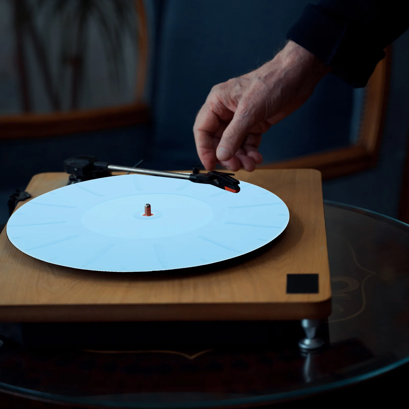 Antistatisch platenblok Vinyltapijt Huishoudelijke slipmat Draaitafel Platter Silicagel Isolatiepads