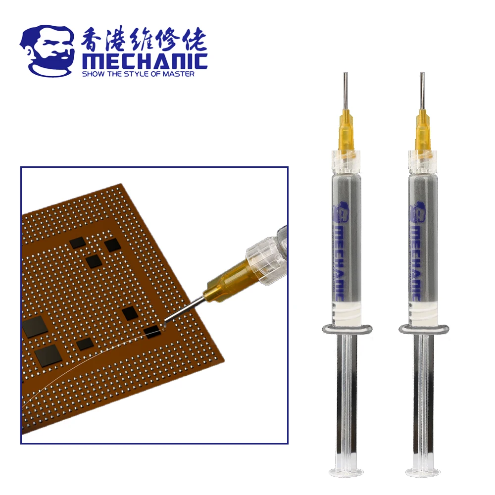 MECHANIC iSm Series Jump Wire Specific Solder Tin Paste Low Temperature Soldering Paste Flux Fingerprint Fly Line Repair Tool