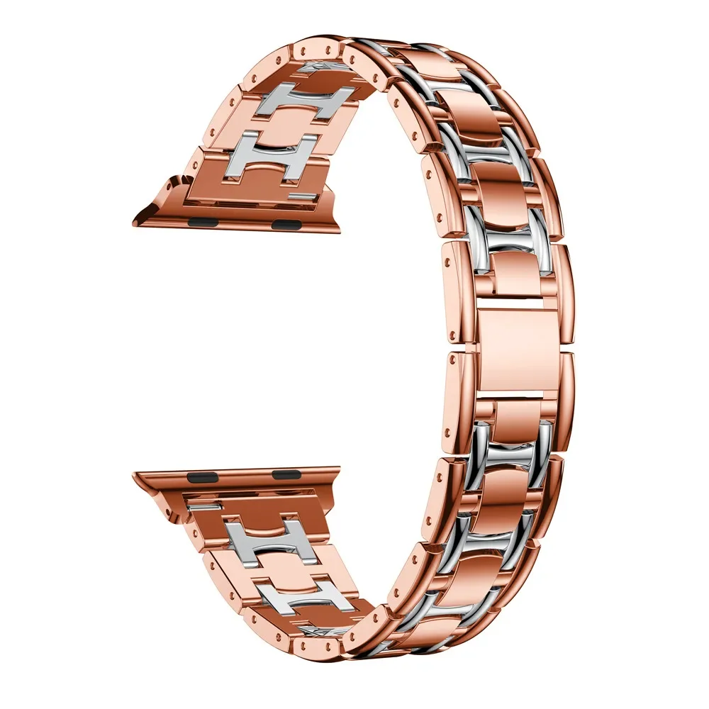 Metal Strap For Apple watch 46mm 45mm 41mm 44mm 42mm 40mm 38mm Stainless Steel Wristband For iWatch Ultra 10 9 8 7 6 5 4 SE Belt