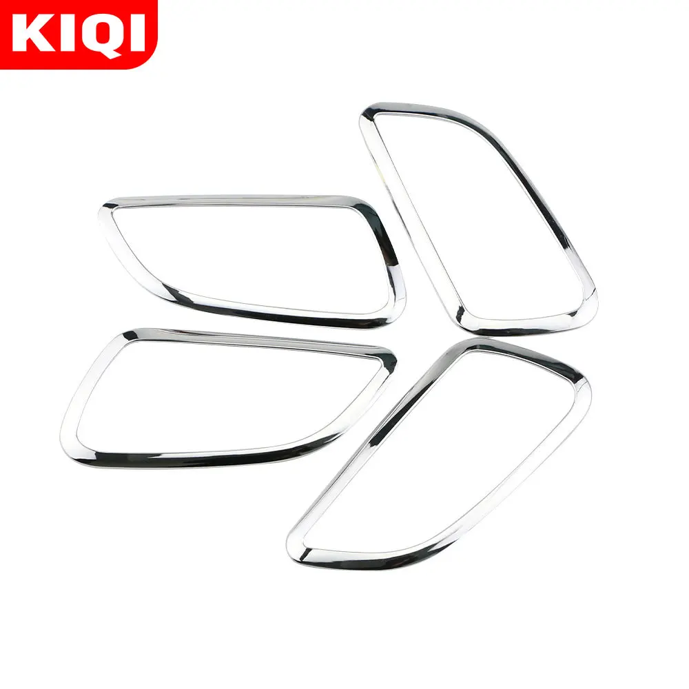 KIQI Stainless Steel Accessories for Chevrolet Cruze Sedan Hatchback 2009 - 2015 Interior Door Handle Circle Cover Trim Sticker