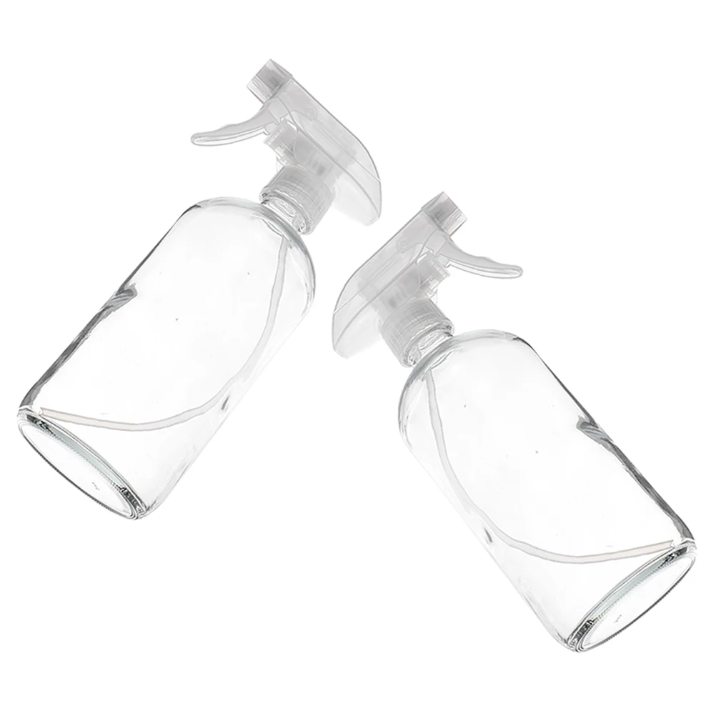 2 قطعة زجاجات رذاذ زجاجية واضحة قابلة لإعادة الاستخدام مانعة للتسرب رذاذ فوهة زجاجات التنظيف الفارغة للنباتات الزهور الاستخدام المنزلي البستنة #6