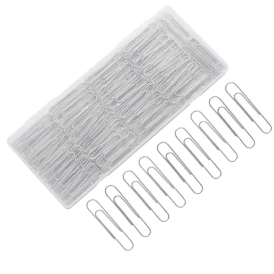

280 Pcs Large Paper Clips 2 Inch Jumbo Stainless Steel Silver Paperclips for Home School Office Supplies