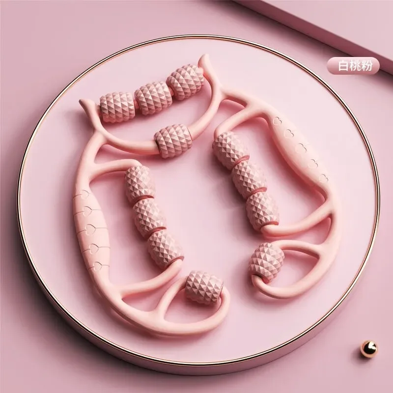 Artefact amincissant pour les jambes, rouleau de Massage circulaire à 12 cartouches pour la Relaxation musculaire, étirements, équipement de serrage pour les jambes de Yoga