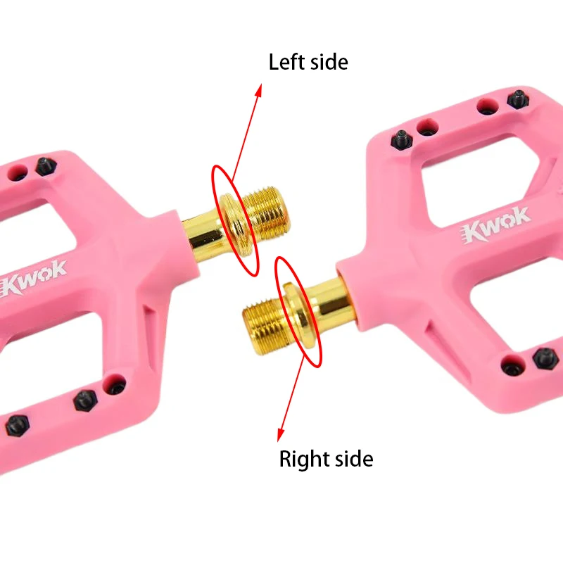 Kwok 3-Lager-Fahrradpedale, Nylon, ultraleicht, MTB, Rennradpedale, Dichtungslager, leichtes Fahrrad, rutschfeste Pedale, Fahrradplattform – Detail 3