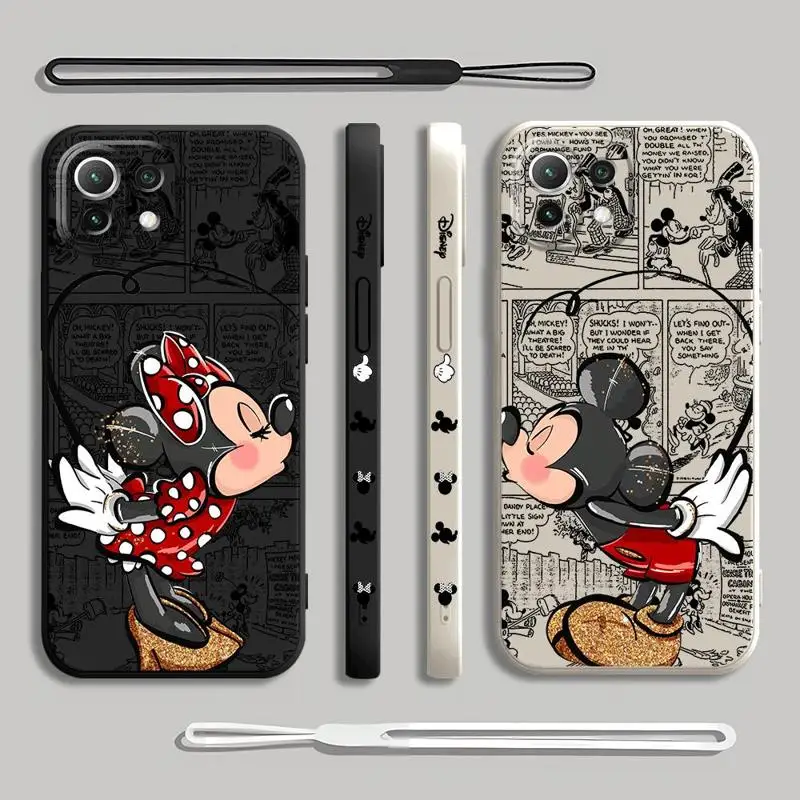 Disney Mickey Minnie Mouse Case for Realme C53 C55 C35 C33 C30 C25Y C25 C21Y C20 C12 GT Master RealmeNarzo50 Silicone Cover