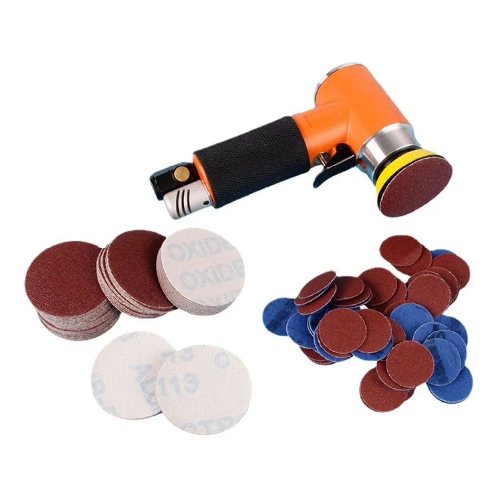 100Pcs: 2 inch round sandpaper 50mm alumina sandpaper woodworking metal grinding and rust removal