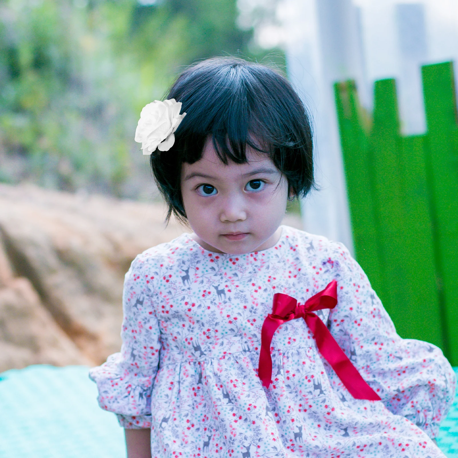 

2 in 1 White Artificial Big Rose Flower Hairpin Hair Clip Brooch for Women Party Floral Hair Clips for Girls Wedding Prom