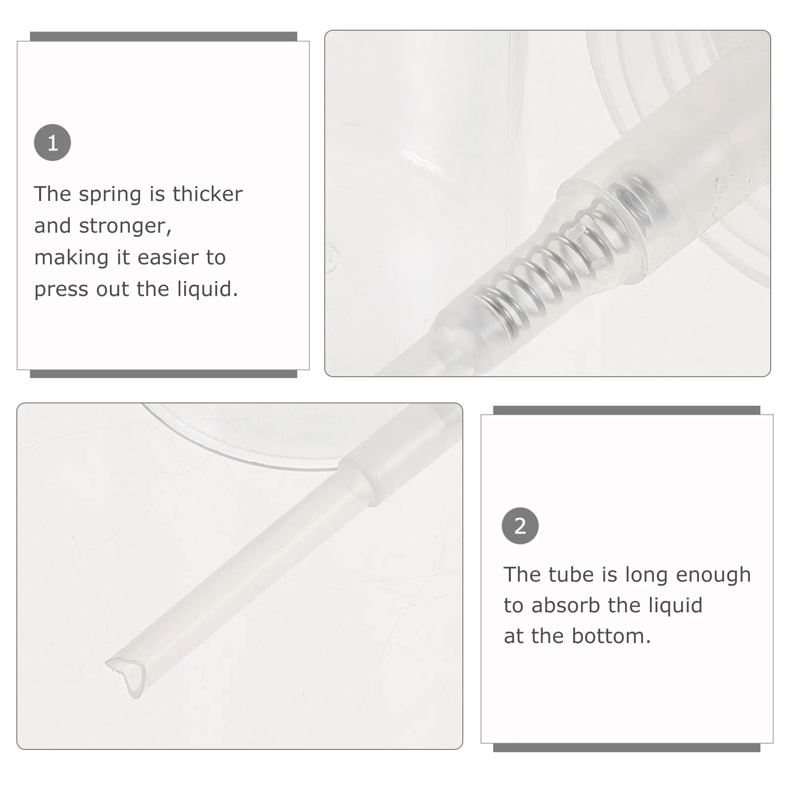 

5Pcs Nail Polish Remover Press Bottles Durable Refillable Liquid Dispenser for Manicure Travel Portable Plastic Containers