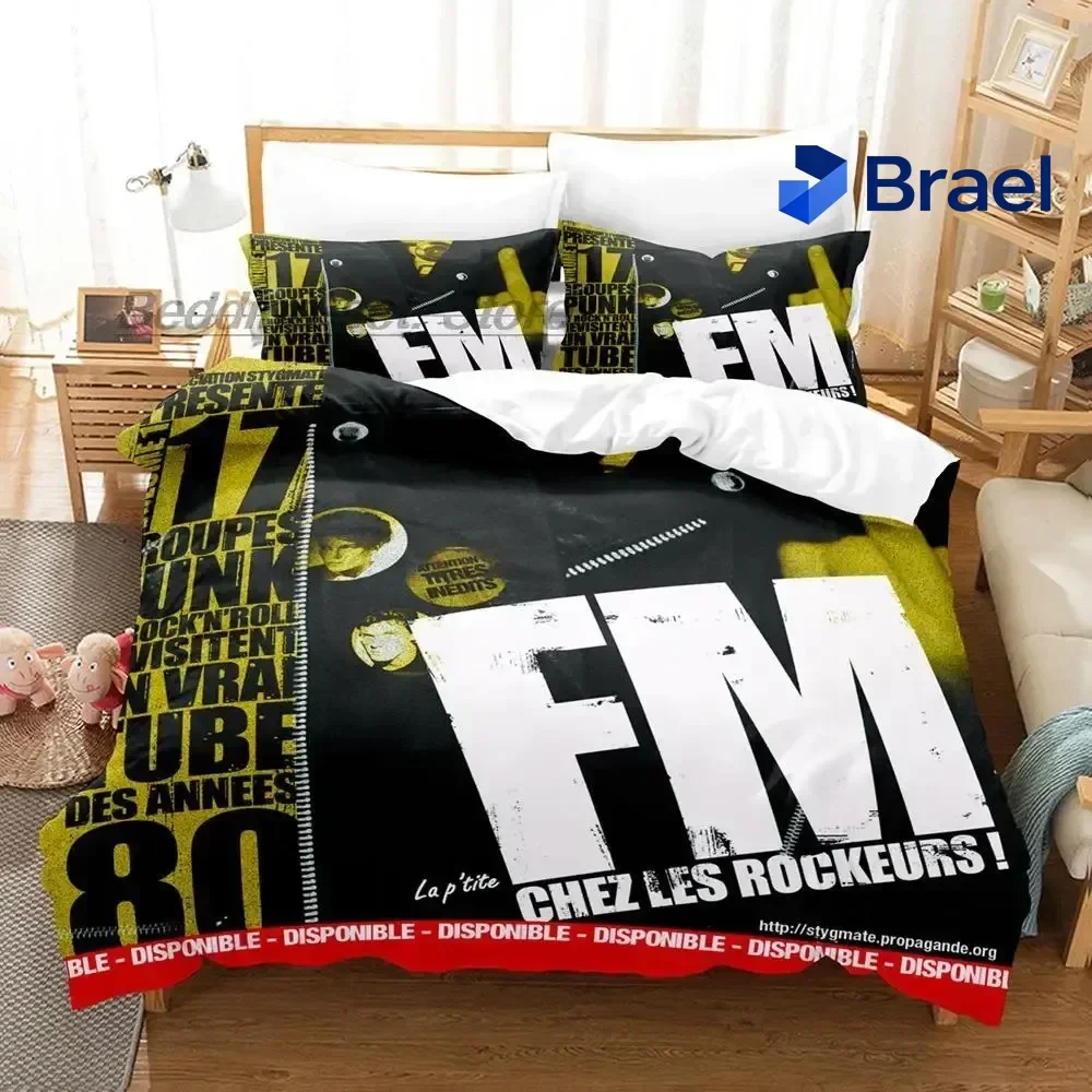 Exquisite Indochine Rock Bedding Set Single Twin Full Queen King Size Bed Set Aldult Kid Bedroom Duvetcover Sets 3D Print Hip Ho