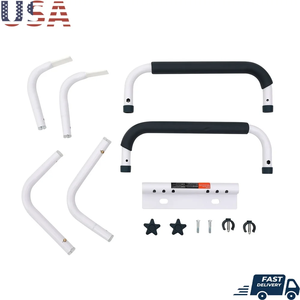 

Опорная направляющая для унитаза Регулируемая ширина Емкость 300 фунтов Сверхмощная конструкция Некоррозийные нескользящие защитные планки Легко