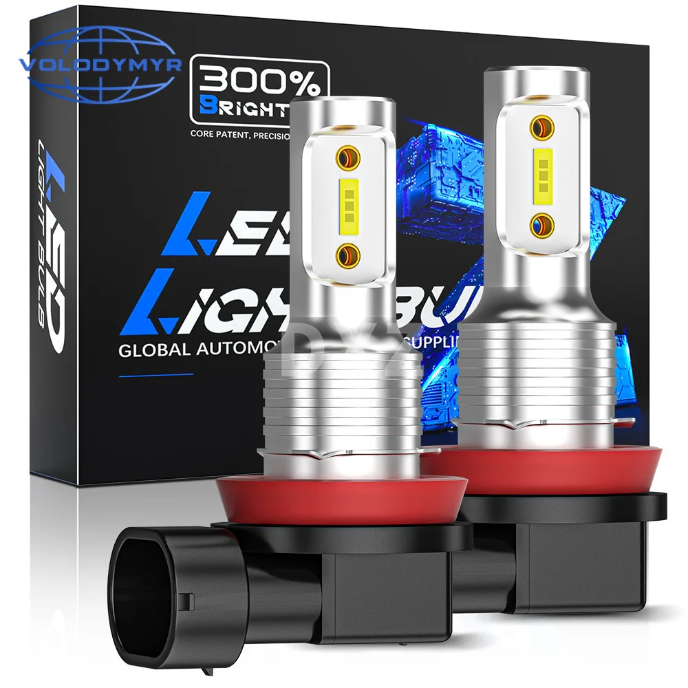 

Volodymyr H8 LED Headlight Bulb Mini H8 H11 Wireless 20W 6500K CSP Car Headlamp Auto Diode Lamp 12V 24V Automobile